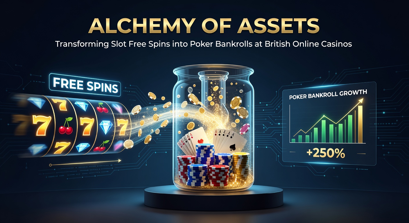 Poker players at a digital table with slot symbols fading into the background, illustrating seamless bankroll flow