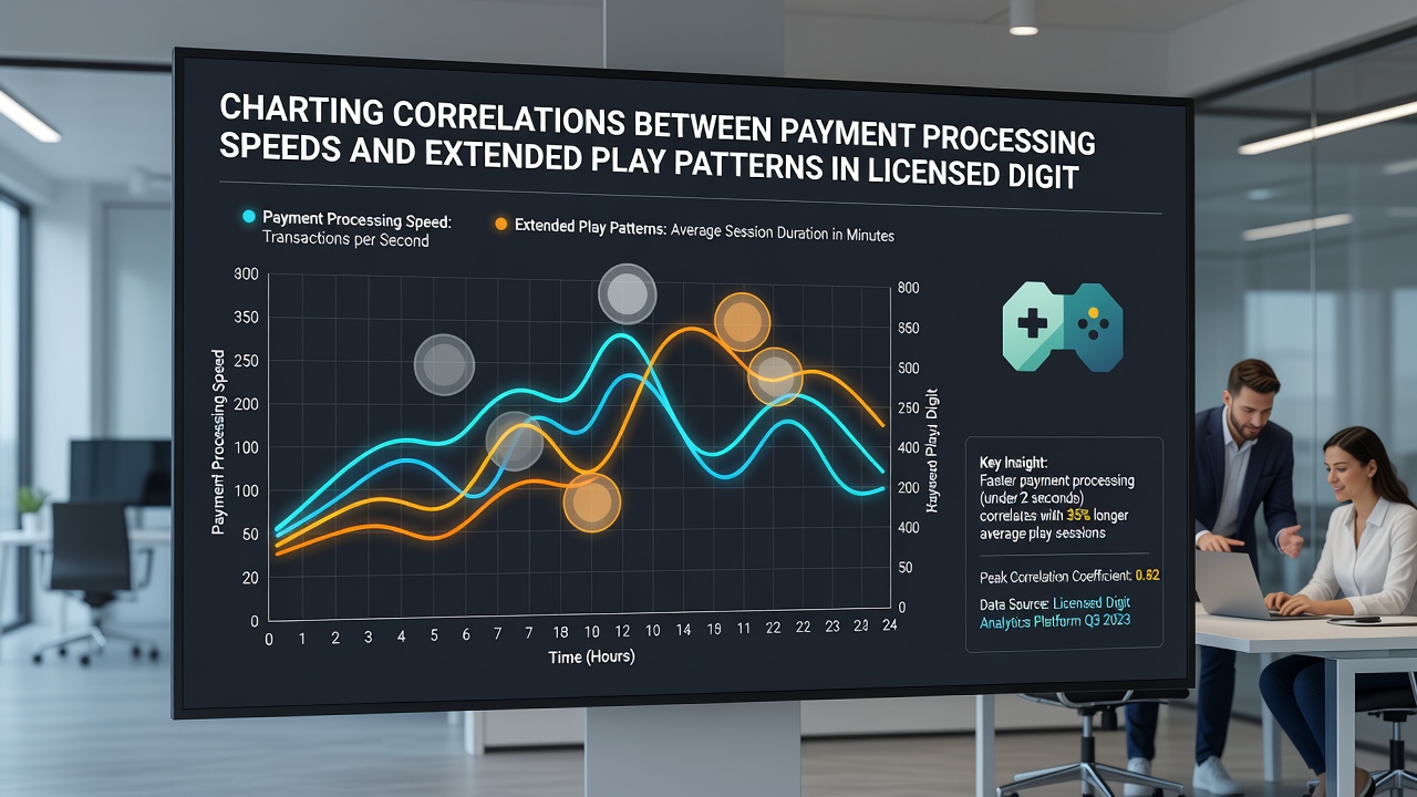 Data visualization showing extended play sessions linked to faster transaction approvals