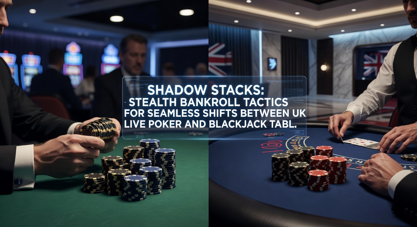 Close-up of poker chips and blackjack cards on a green felt table, illustrating discreet chip management during game transitions