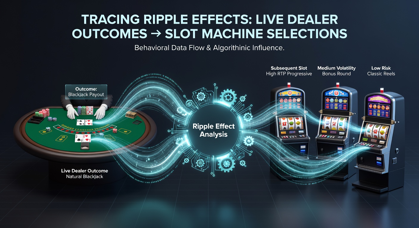 Analytics dashboard displaying live dealer to slot transition metrics and player flow data